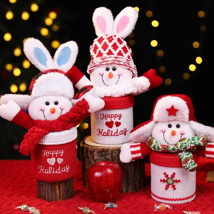 【兔子苹果罐】圣诞节苹果包装盒平安夜糖果礼物盒盒子苹果包装罐