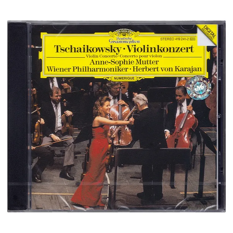【原装进口】穆特&卡拉扬 柴可夫斯基 D大调小提琴协奏曲 CD唱片