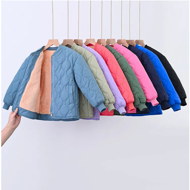 儿童内胆棉衣男女童冬装内外穿棉服中大童校服神器整块棉保暖棉袄