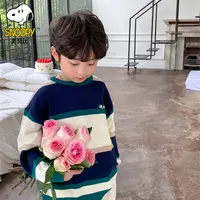 Snoopy/史努比清仓-男童纯棉毛衣儿童宝宝毛线衣打底洋气针织衫潮