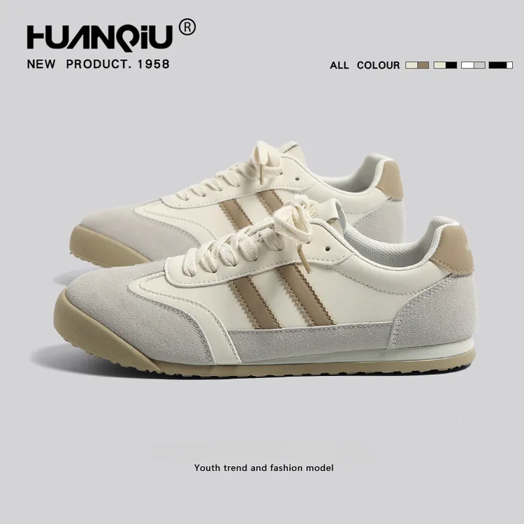 环球德训鞋情侣款2025新款冬季轻便百搭软平底冬季休闲训练运动鞋