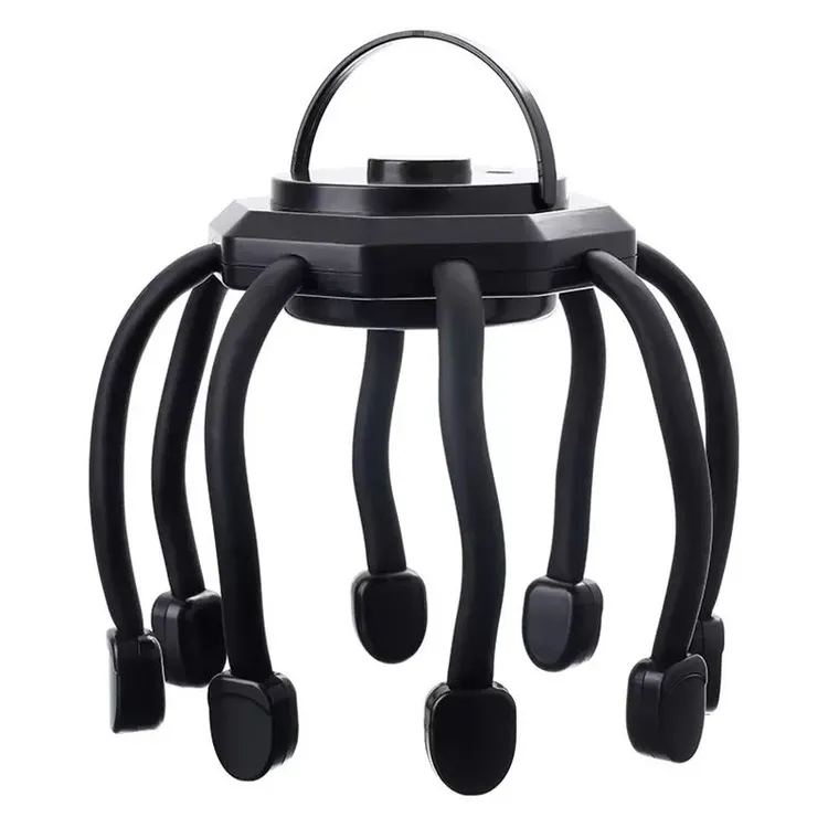 头部按摩器十爪按摩八爪鱼脑部头皮痛理疗机全自动非经络疏通仪器