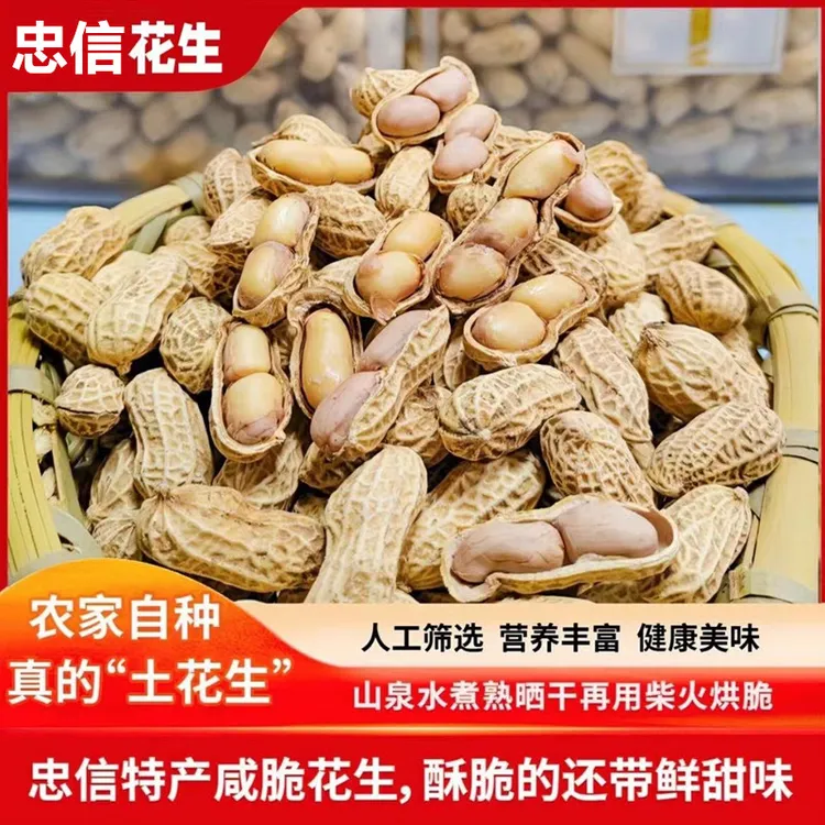 正宗客家特产咸香酥脆花生健康好吃零食坚果营养美味酒鬼包邮
