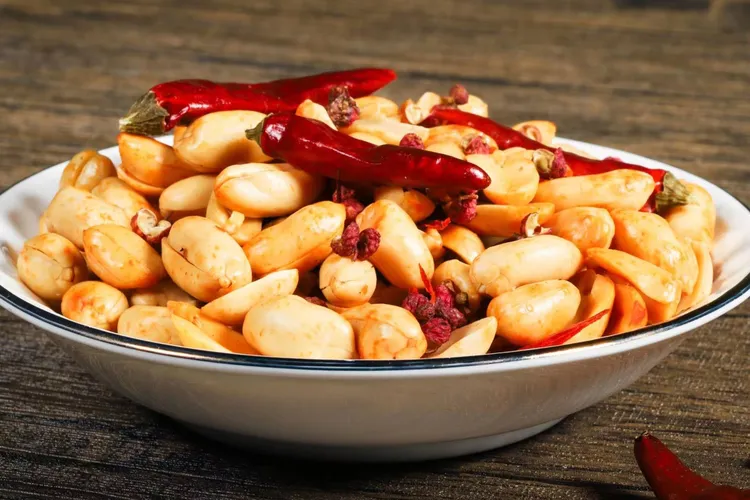 〖山东名小吃〗赵庄香辣花生米