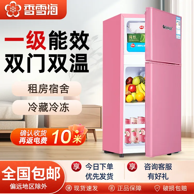香雪海双门冰箱小型家用省电冷藏冷冻两用大容量出租屋电冰箱