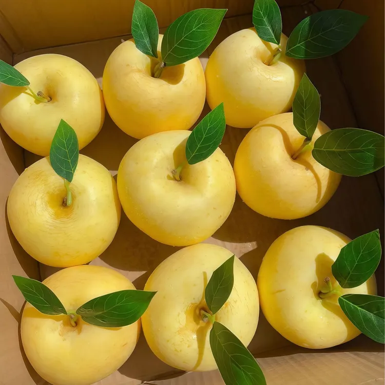 产地直发黄金奶油富士苹果脆甜多汁整箱现采现摘当季新鲜水果丑果