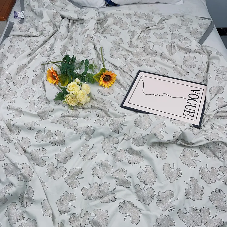 普罗旺斯夏被儿童薄款可机洗空调被a类母婴级柔软可爱双面小清新