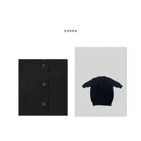 ZHAKA/中袖针织开衫百搭时尚zk588