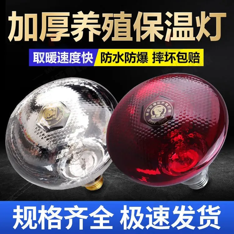 保温灯猪用保温灯取暖灯养殖专用兽用加厚加热保温灯