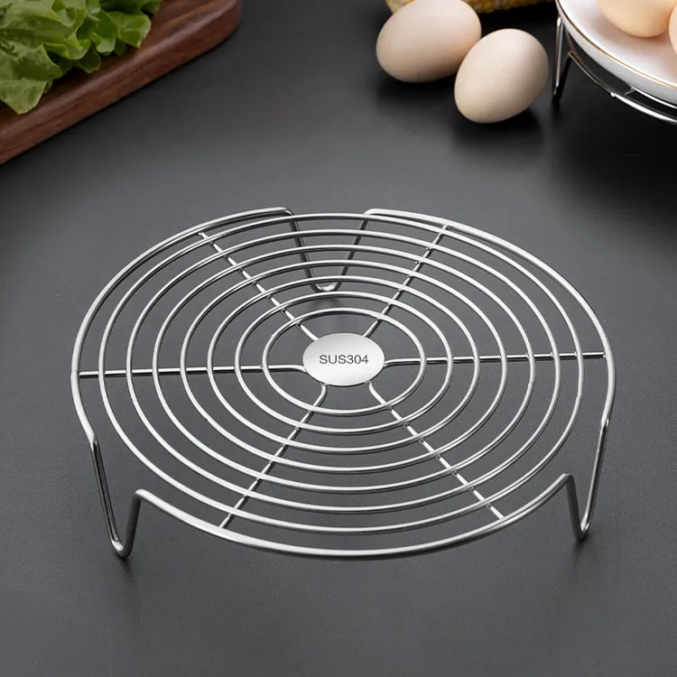 304不锈钢蒸架多功能蒸盘家用隔水蒸架蒸菜万能蒸锅架篦子蒸馒头
