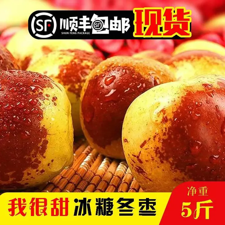 【顺丰包邮】运城冬枣当季新鲜脆甜现摘大红冬枣