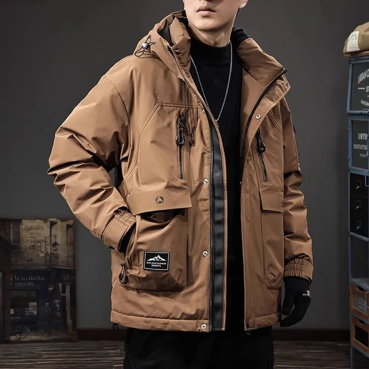 GORNER SG/格纳冬季新款新国标90鸭绒工装羽绒服男户外休闲宽松