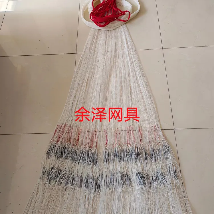 八编大力马 手撒网 手工网 8编 渔网 旋网 撒网 鱼网