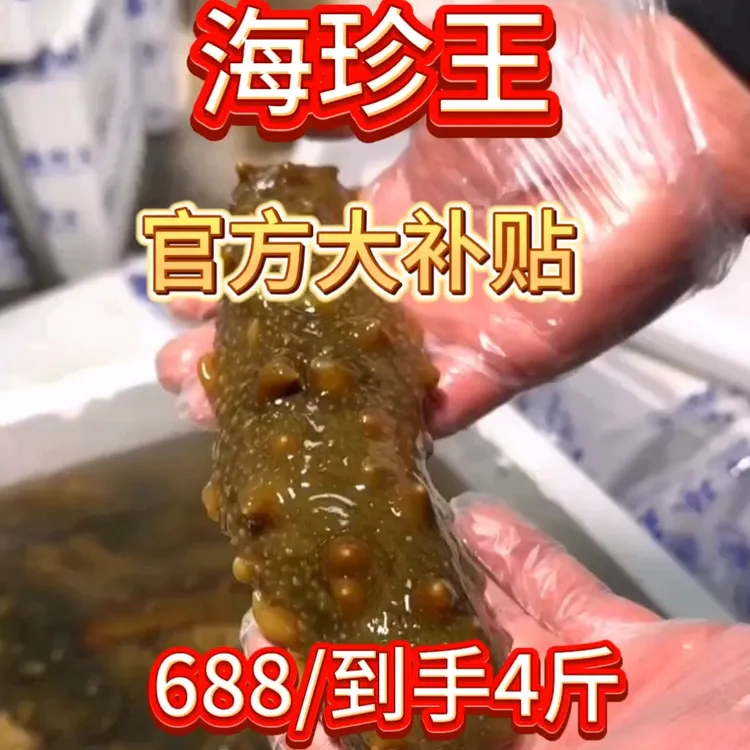 【试吃三根】正宗辽刺参，3年以上参龄，到手4斤，国标品质，每斤10个