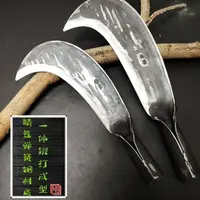 弹簧钢钢柴刀手工锻打砍树开路竹刀镰刀存在刀割草刀农用劈柴工具