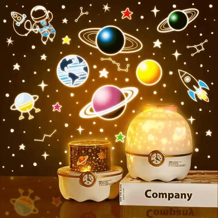 2025氛围灯卧室浪漫投影星空灯儿童灯音乐盒孩子礼物益智小夜灯
