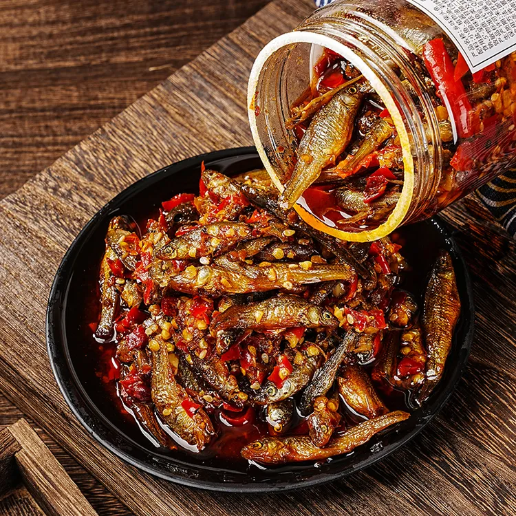 江西特产乡味柴火鱼干下饭菜零食香辣火培鱼毛毛鱼小鱼仔农家280G