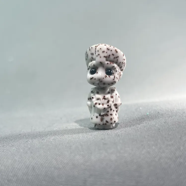 【僵小鱼】海南原生态星月菩提雕刻可爱卡通人物僵尸文玩吊坠配饰