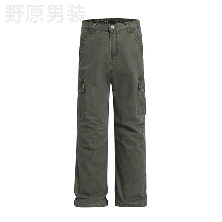 休闲裤工装裤秋季长裤夏季情侣直筒防风宽松男子裤子春夏户外