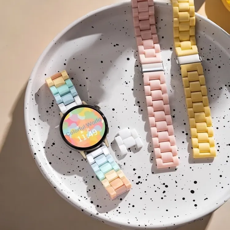 适用于华为gt5表带gt4/gt3小众watch4pro树脂gt女款20MM/22MM表带