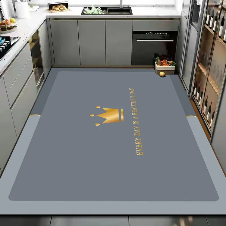 厨房专用地垫吸水防油家用满铺大面积地毯防滑耐脏脚垫