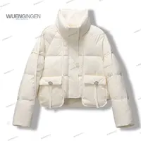 无印心匠面包服~ 白鸭绒-立领不规则&小个子羽绒服 Y11883-2