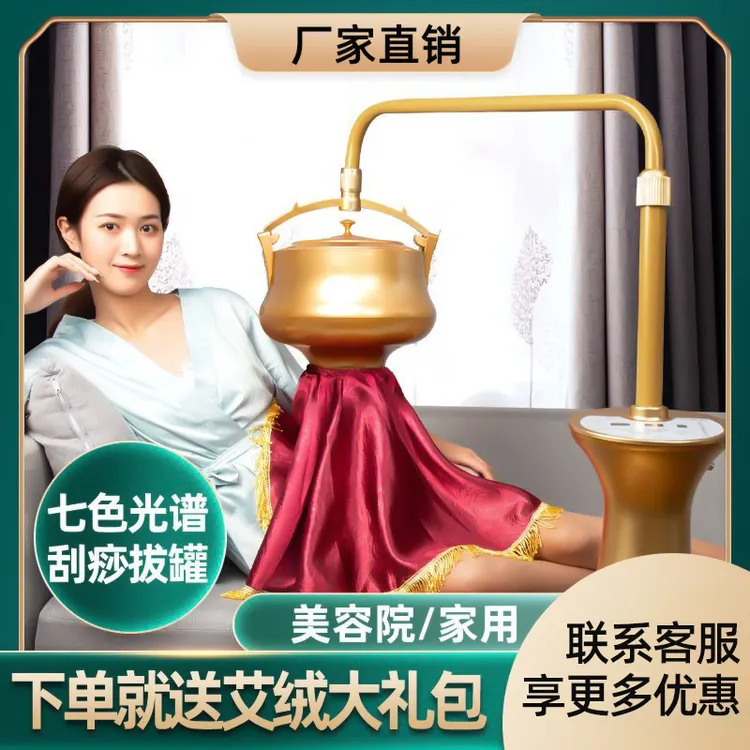 熏蒸仪家用电子艾灸盒理疗烤灯美容院烤电理疗仪全自动艾灸仪