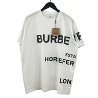 全新未使用 BURBERRY/博柏利 弹幕logo短袖 S A
