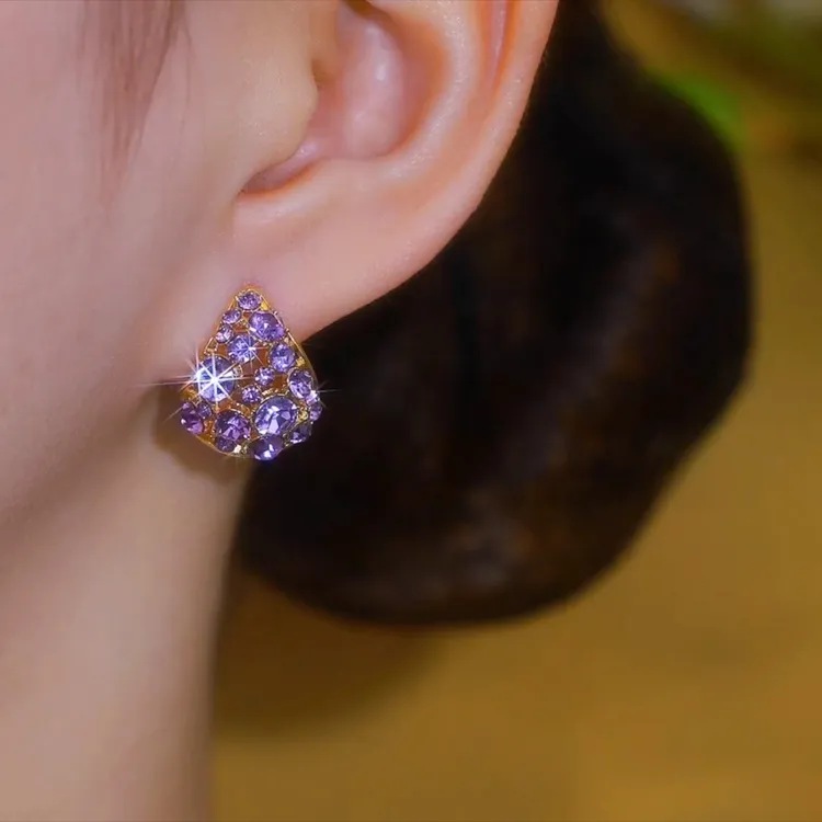 铜合金耳饰 【紫气东来】气质耳扣