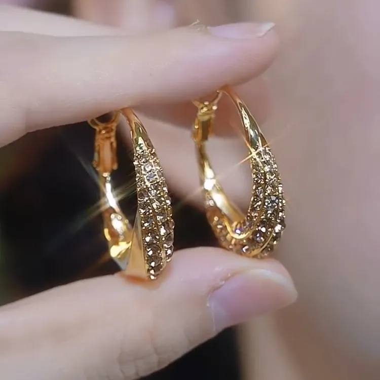 铜合金耳饰 【圆圆满满】925银针耳饰 时尚气质百搭咖色耳环