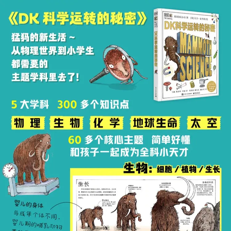 DK科学运转的秘密 60多个核心主题 简单易懂