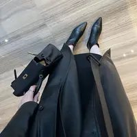 【梓铭】963“气质女人必备”超软真皮弹力瘦瘦靴 显瘦小低跟短靴