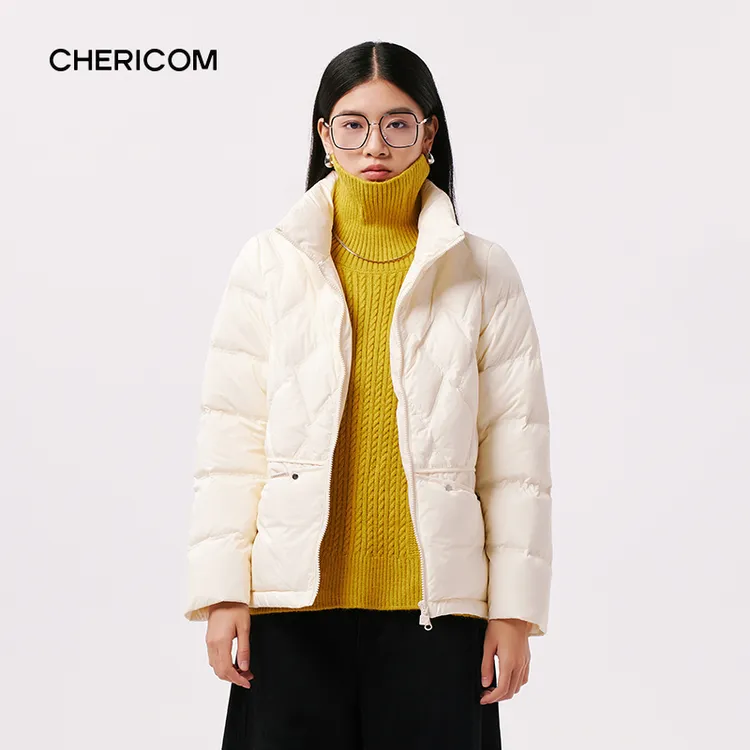 【商场同款新品】千仞岗秋冬时尚小短款面包服羽绒服外套Y298120Y