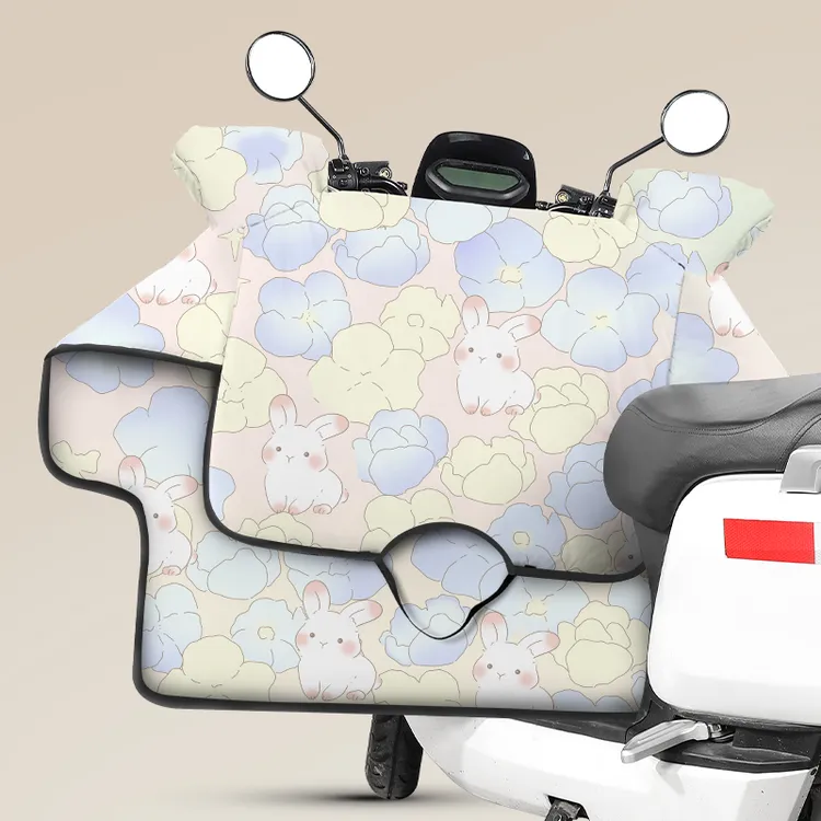 2025新款电动车挡风被冬季加绒加厚双面防水防寒风挡电瓶车防风被