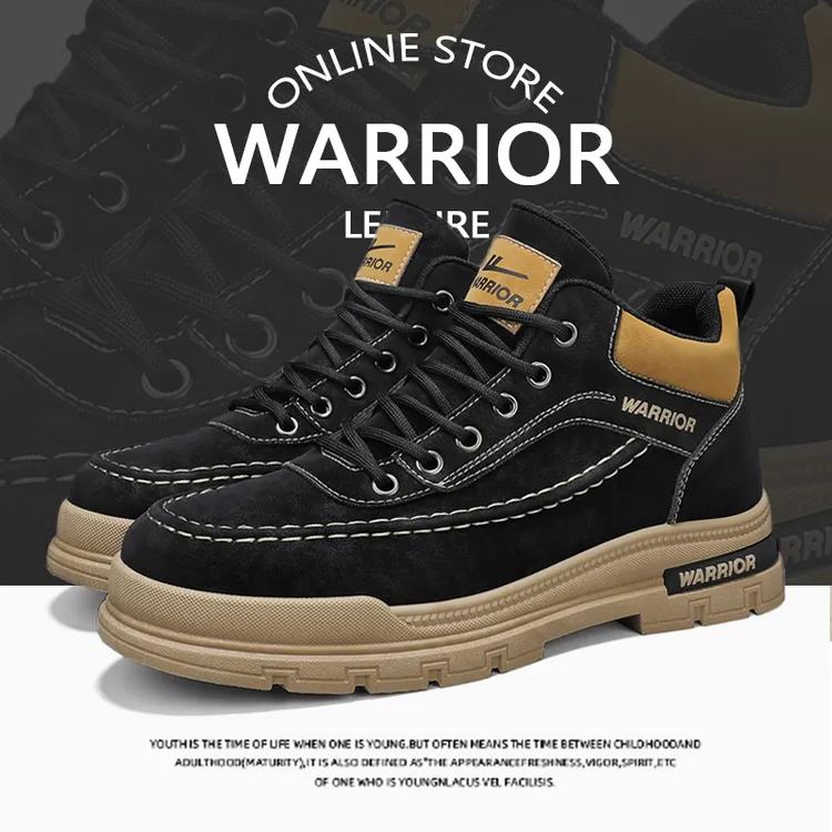 回力男鞋2024秋季新款男士时尚马丁靴户外登山鞋运动工装靴子潮鞋