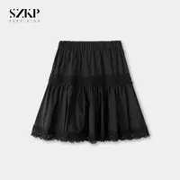 SZKP小菲特夏季新款女童半身裙6-15岁中大童休闲半裙BGQX440886