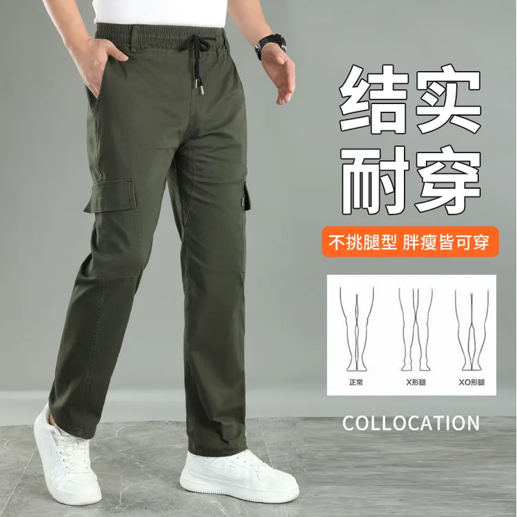 男士纯棉斜纹电焊工作裤加裆劳保防烫耐磨耐脏休闲直筒工地汽修裤