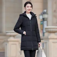 2025冬季新款职业棉袄棉服女中长加厚保暖酒店销售工作服外套252