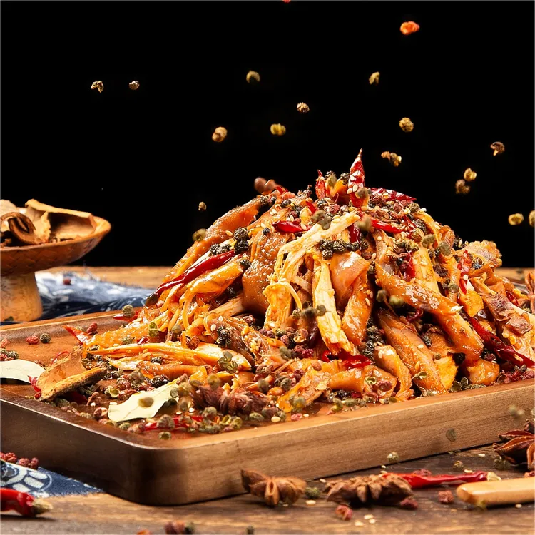 【萌鸡康康】香嫩椒麻鸡 450g*2盒开袋即食手撕熟食真空包装