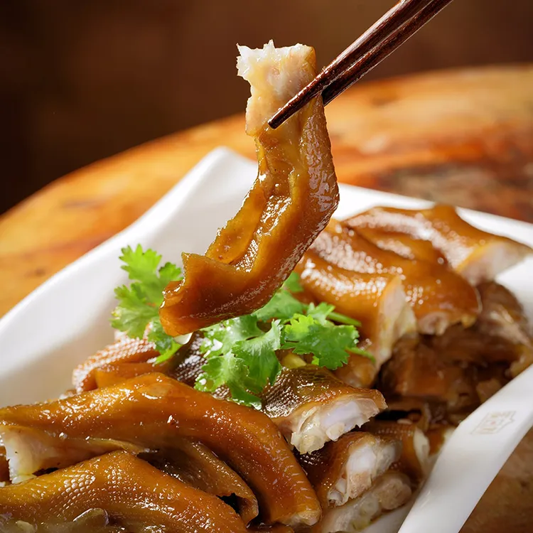 溪口尚顶香潮州特产狮头鹅卤水鹅掌鹅翅组合潮汕特色美食熟食即食