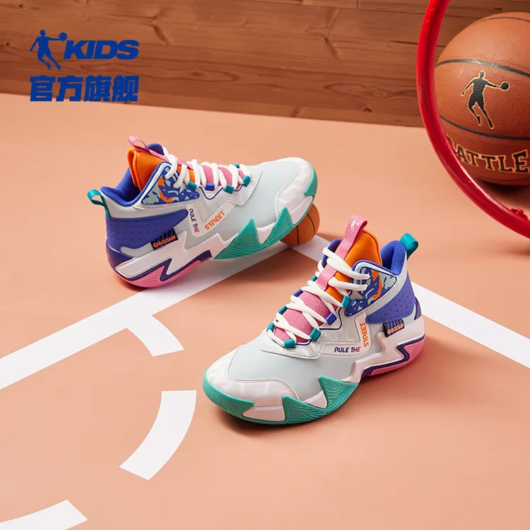 【破影PRO】乔丹男童篮球鞋秋冬款实战防滑减震运动鞋专业高帮球鞋