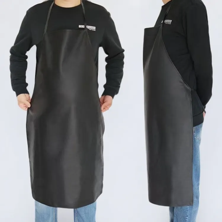 【特价】皮革软皮免洗围裙防水防油家用加厚厨房耐磨耐脏