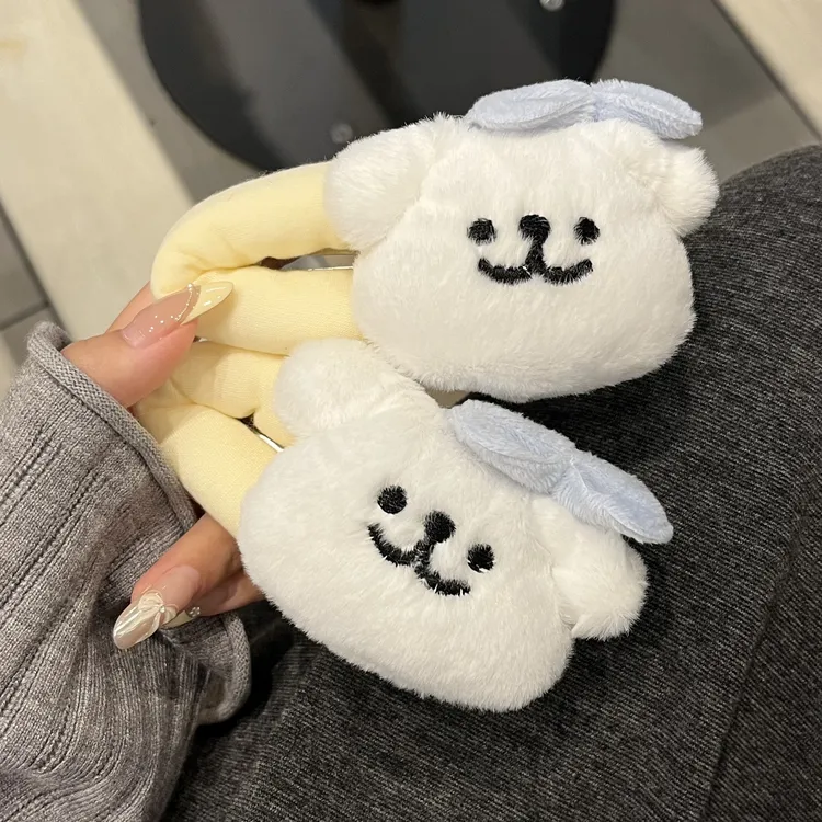 可爱蓝色蝴蝶结线条够发夹软妹少女心大号侧边BB夹网红百搭刘海夹