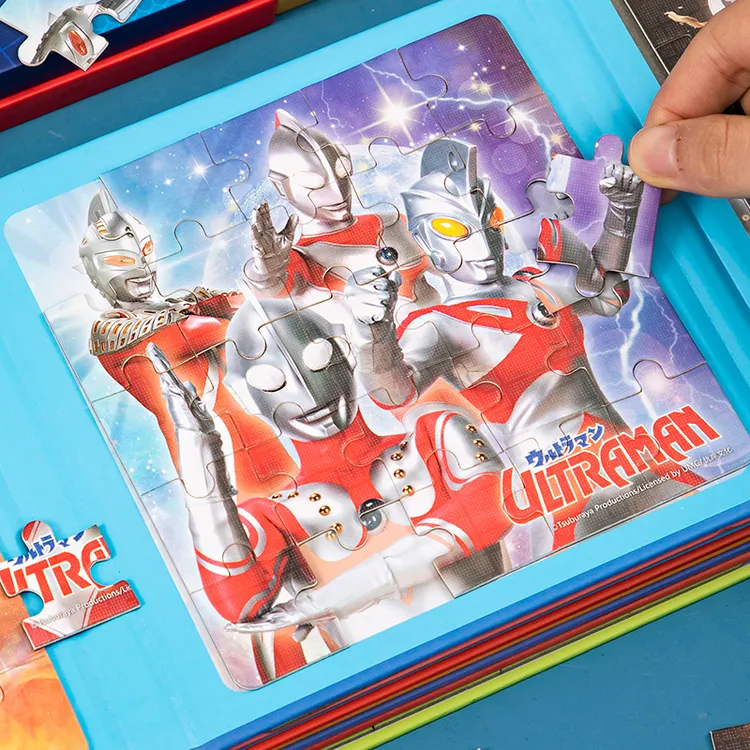 奥特曼拼图3-6岁宝宝迪迦赛罗磁性进阶拼图幼儿男孩儿童益智玩具5