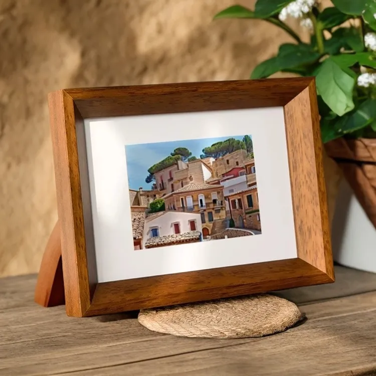 实木相框摆台家具木质空框6寸7相片8洗照片做成像框定制diy画框