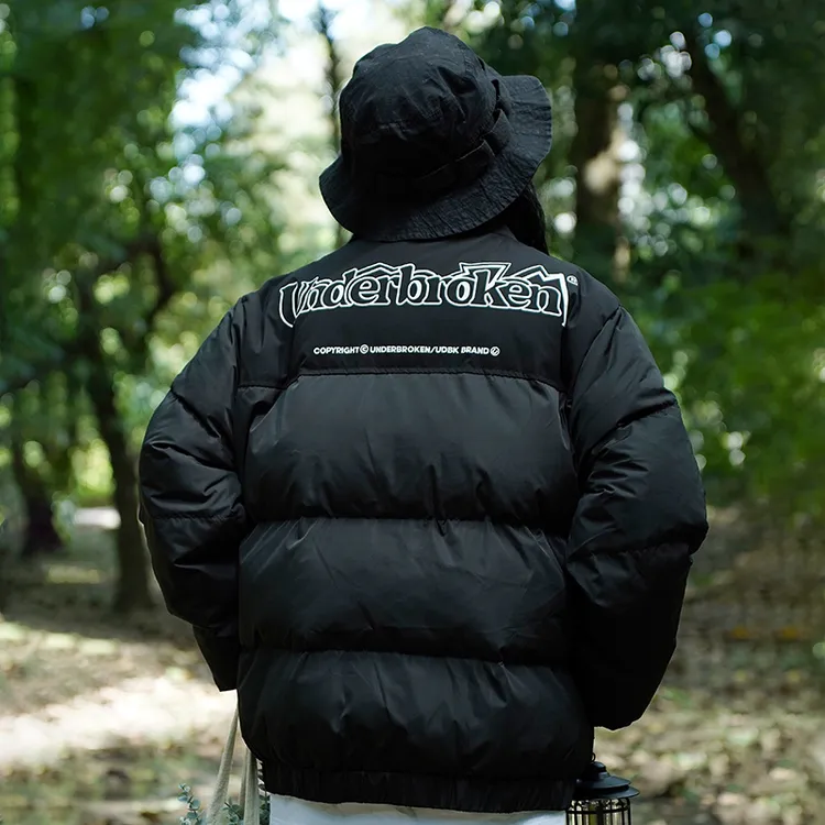 Underbroken(UDBK)拼接户外保暖棉服国潮牌冬季加厚情侣棉衣外套