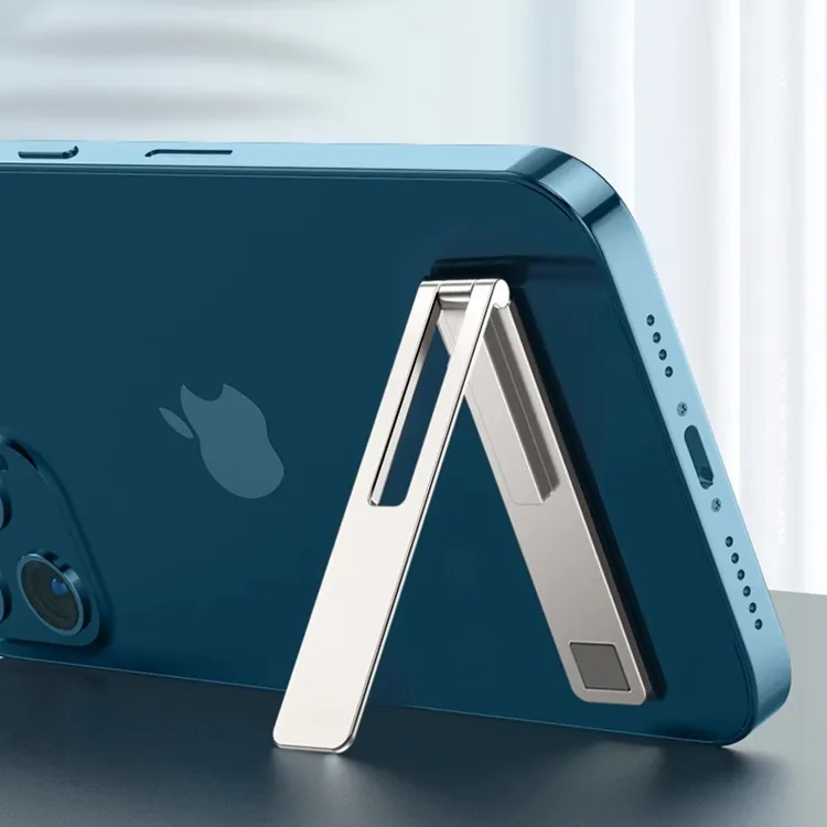 新款手机支架背贴桌面通用隐形迷你懒人便携可折叠支撑粘贴式支架