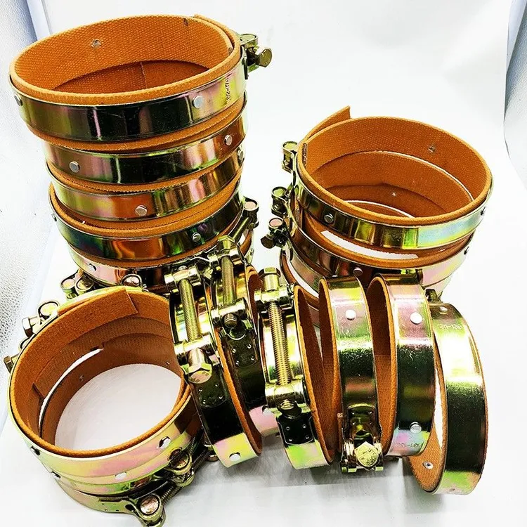 挖掘机铲车防尘套马拉头卡箍式防尘圈加厚耐磨斗销密封黄油防尘罩