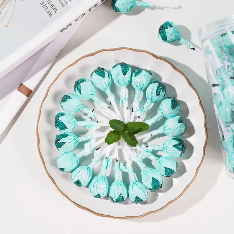 万和薄荷味棒棒糖强劲清凉结婚喜庆糖果商务招待办公小零食网红糖