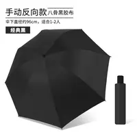 8骨手动防晒雨伞双人晴雨两用商务遮阳伞双龙骨雨伞晴雨伞